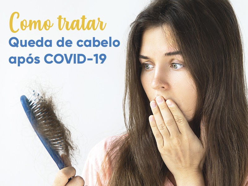 Como tratar queda de cabelo após COVID-19